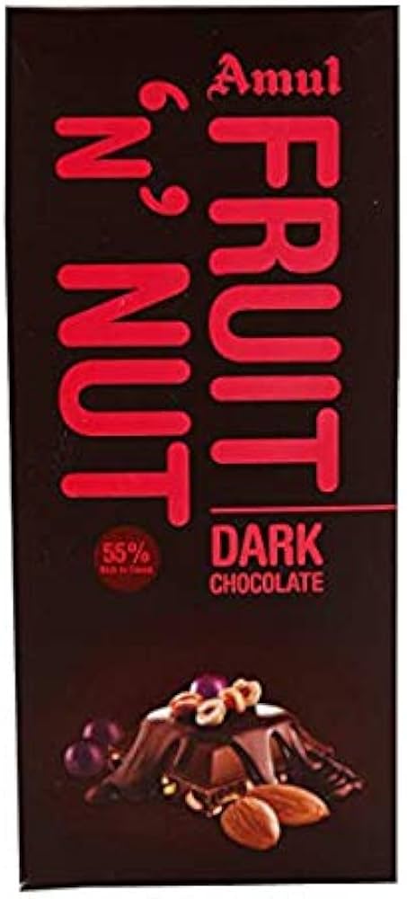 Amul Dark Fruit Nut 180/