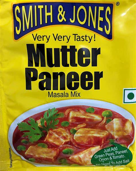 Smith ... Mutter Paneer 10/