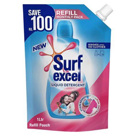 Surf Excel Top load Liq 1L pouch 149/