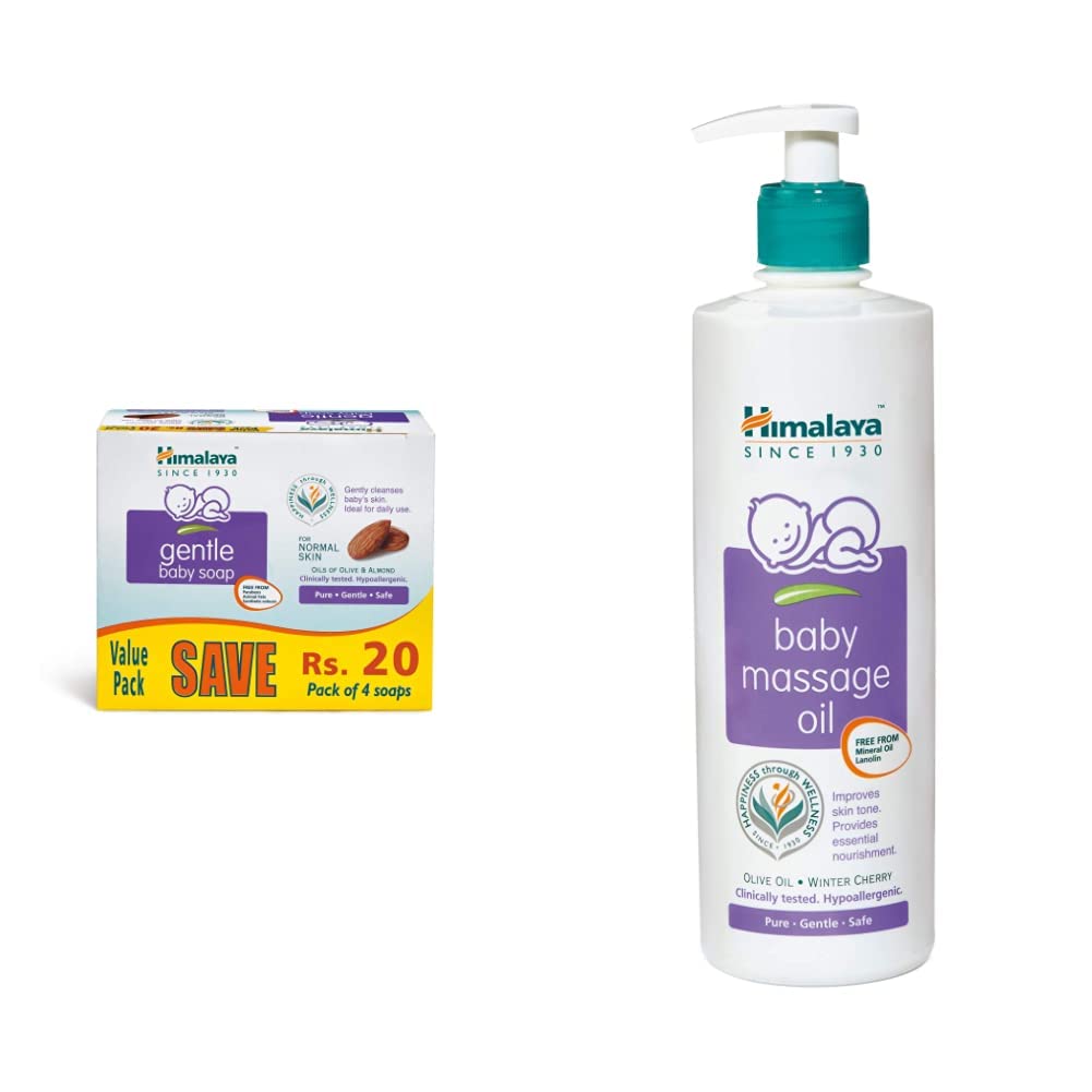 Himalaya Baby oil$Gentel soap(set) 260/