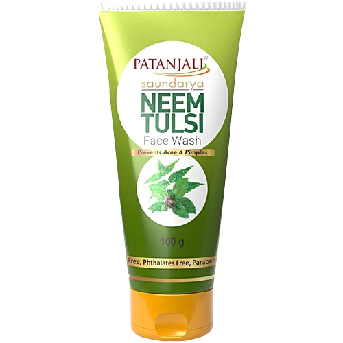 patanjali neem tulsi face wash