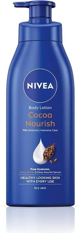 nivea cocoa nourish body lotion