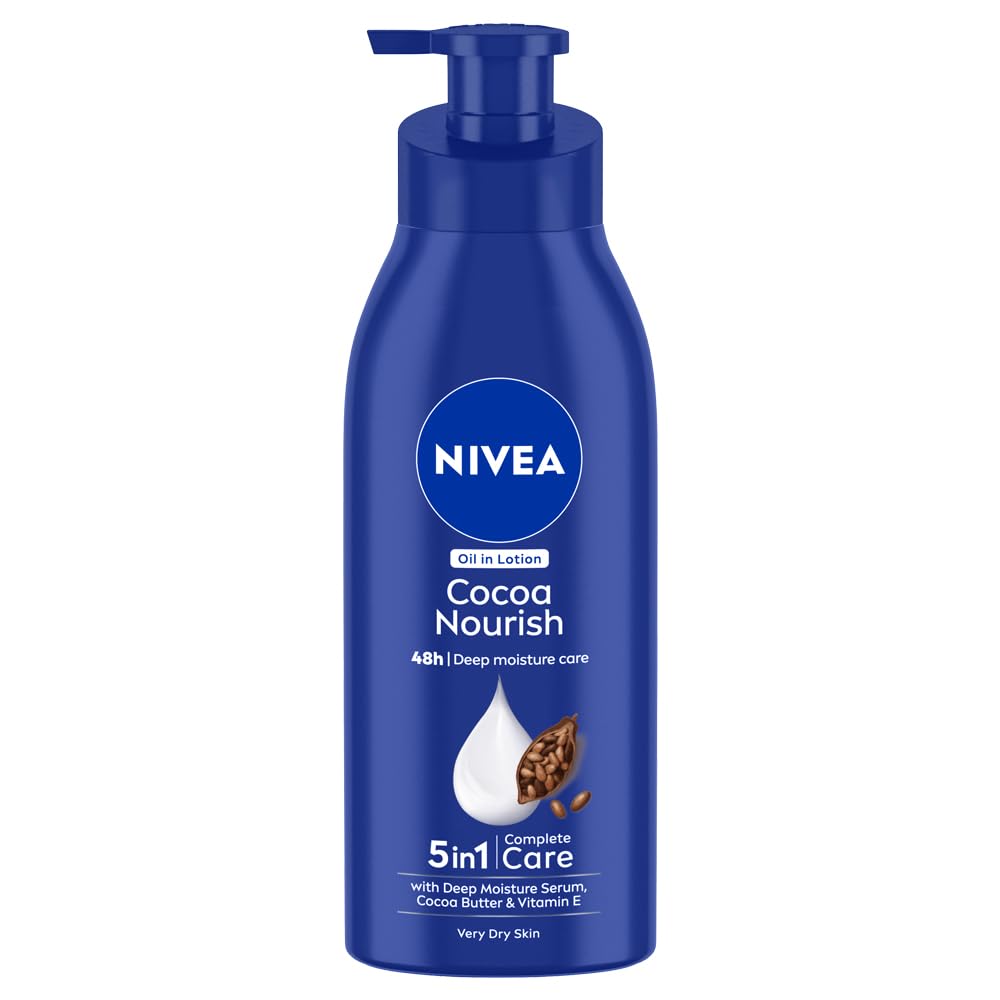 nivea  body lotion cocoa nourish