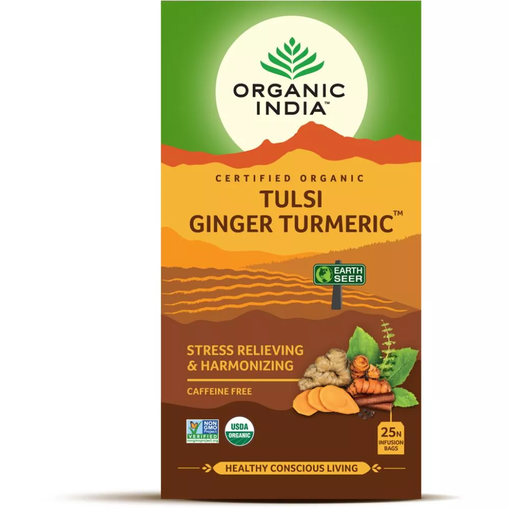 organic tulsi ginger turmeric