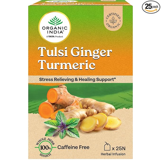 orgenic tulsi ginger turmeric