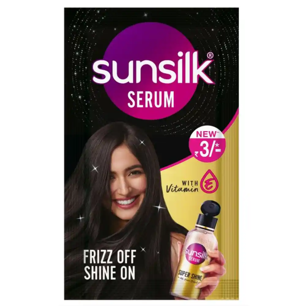 SUNSILK SERUM RS. 3/-
