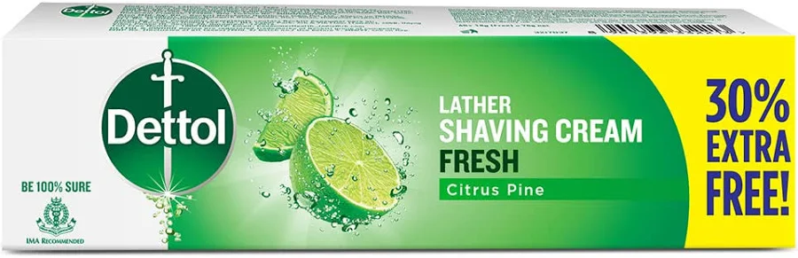 Dettol Shaving Cream Rs. 82/-