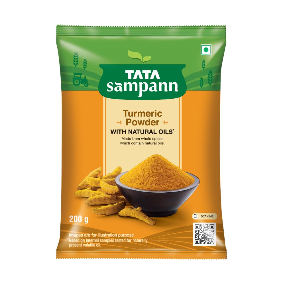 TATA TURMERIC POWDER 200 GR, RS. 95/-