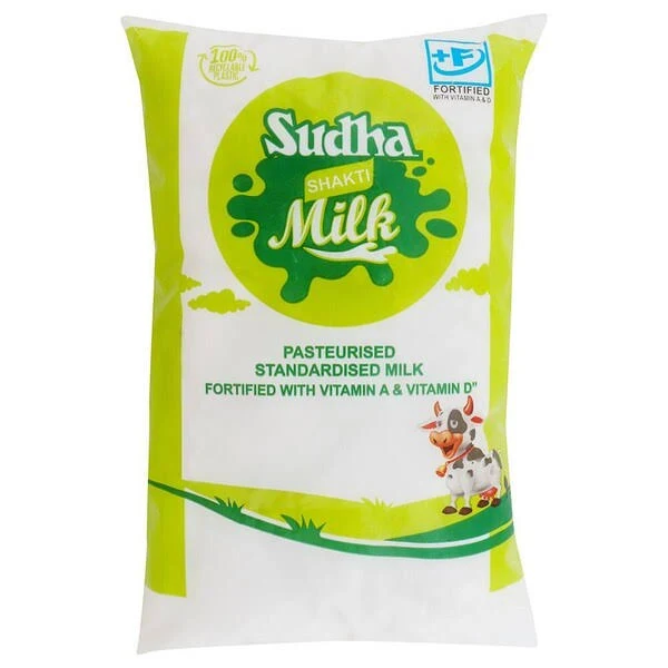sudha shakti Milk 1 LTR. Rs. 60/-